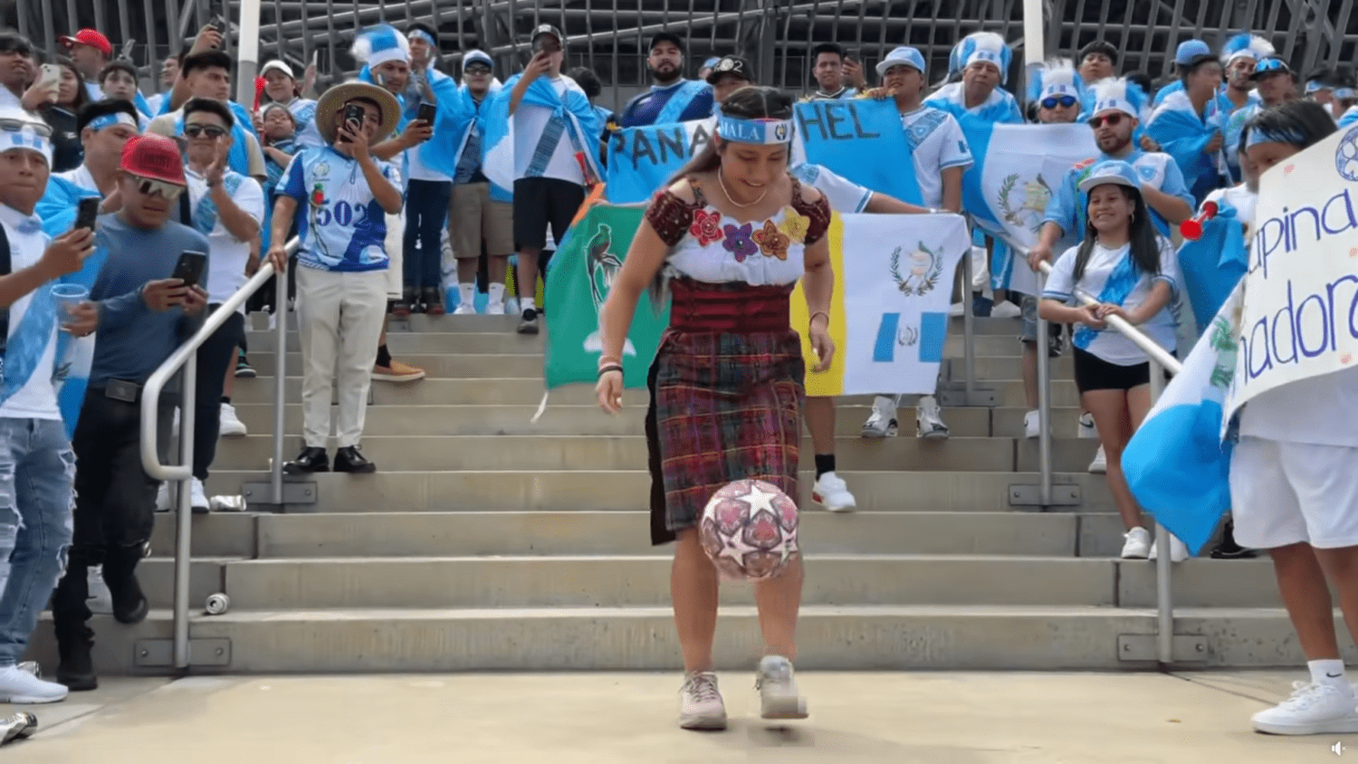 Chapina soñadora haciendo técnicas en Estados Unidos