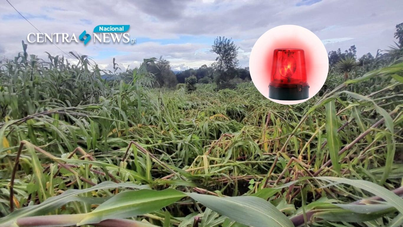 COE San Marcos declara alerta roja por daños a cultivos