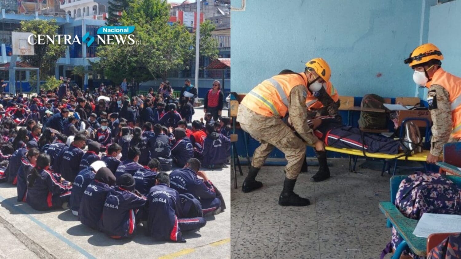 Establecimientos educativos de Sololá participan en el segundo Simulacro Escolar Nacional