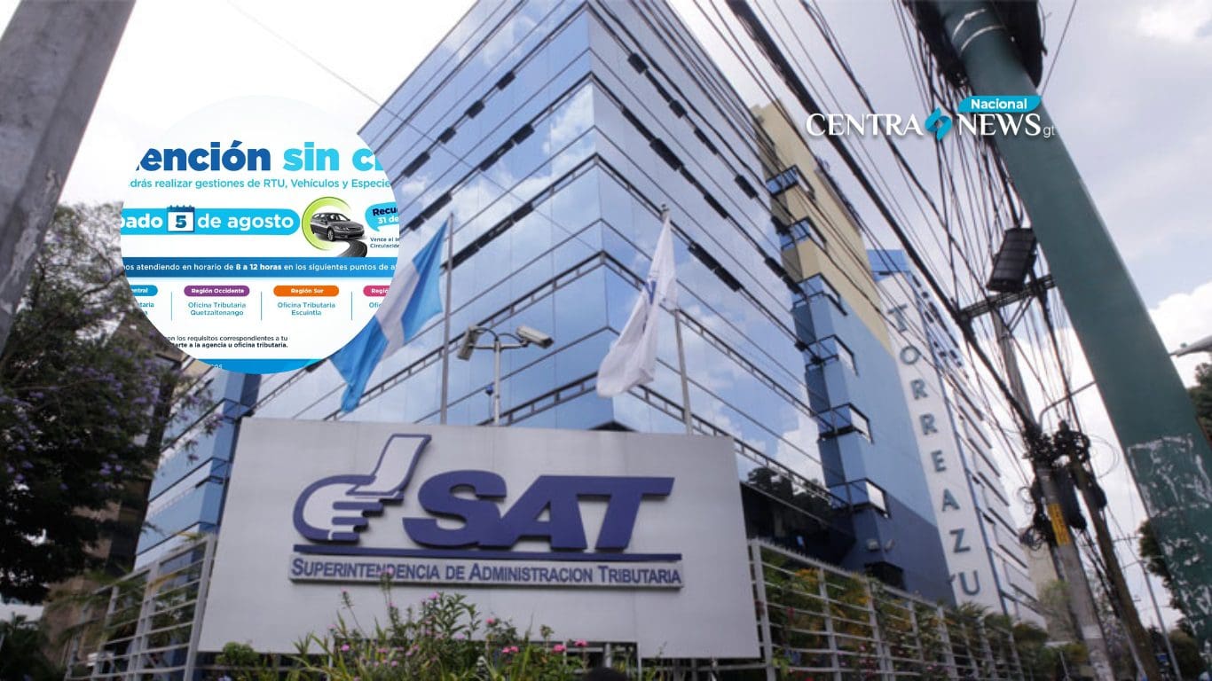 SAT atenderá gestiones sin cita el sábado 5 de agosto