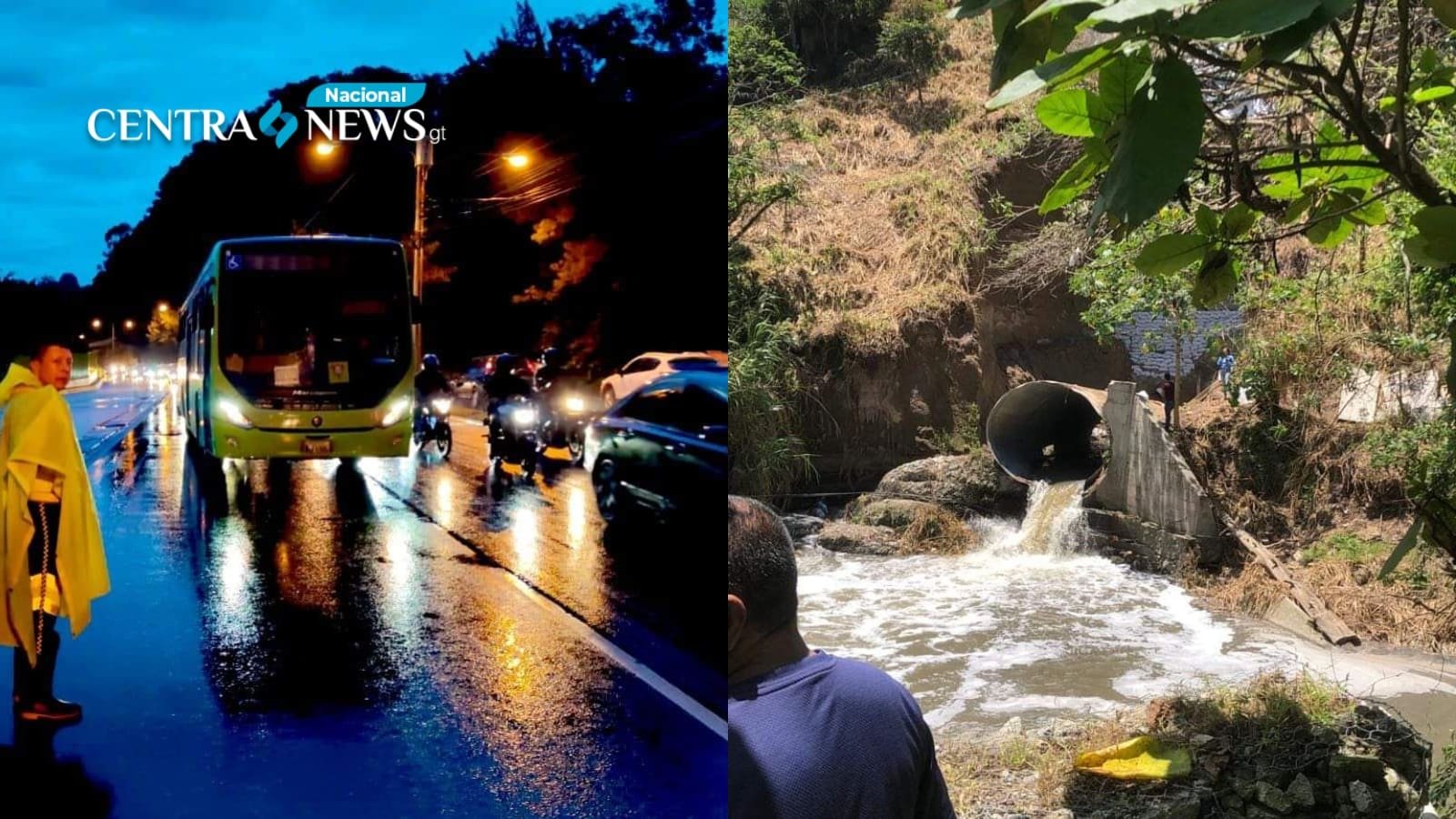 Cierran los dos carriles del Bulevar Lourdes en el municipio de Guatemala