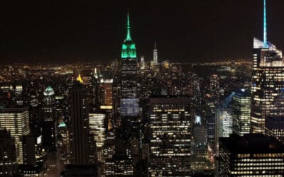 Para los activistas del clima, las luces de Nueva York brillan demasiado