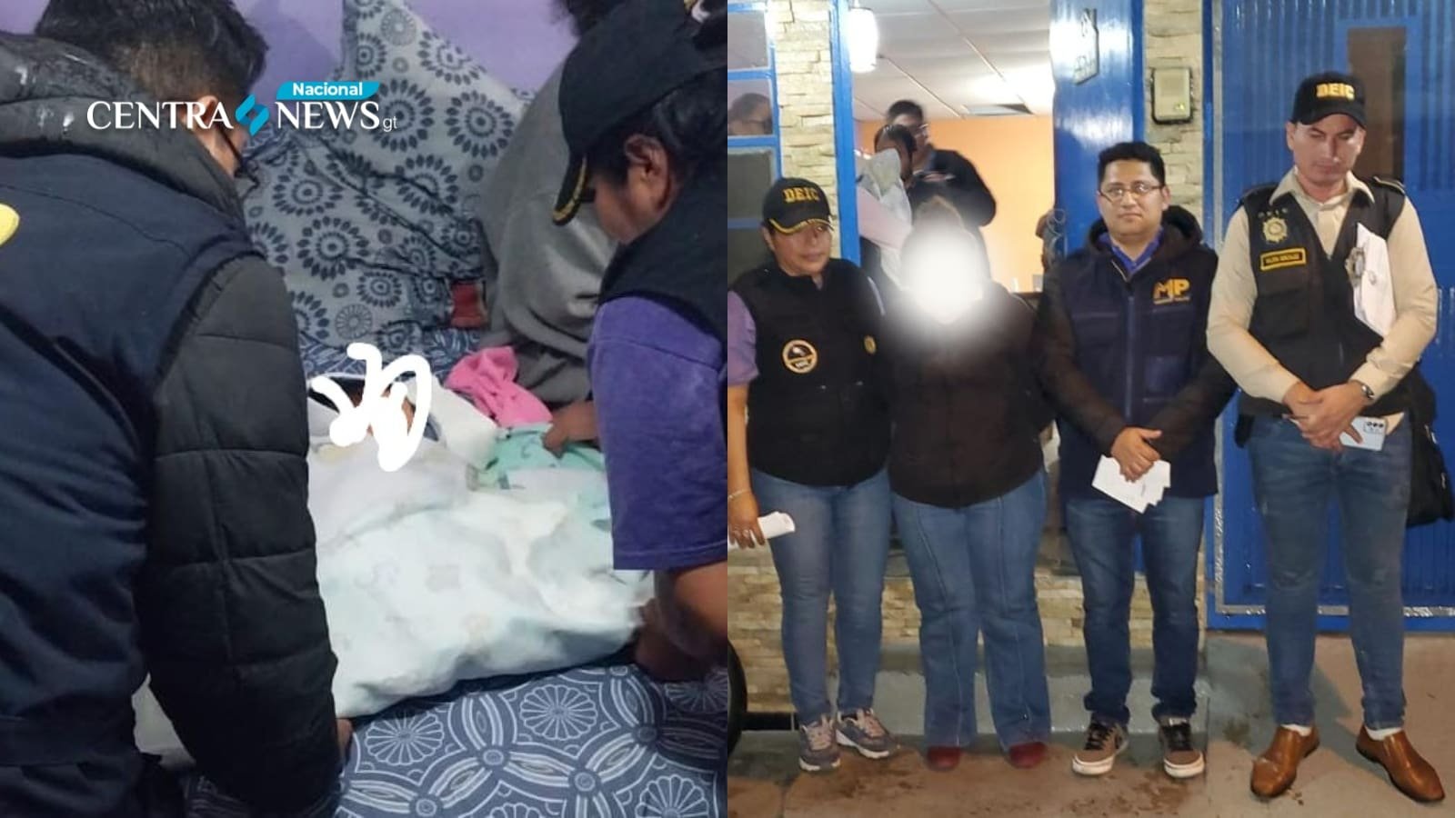 Exitosa operación de la DEIC Recién nacida raptada localizada en menos de 48 horas