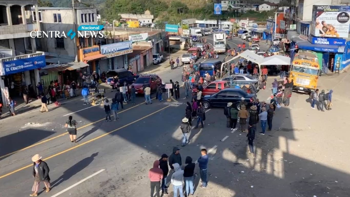 Protestas paralizan vías en el occidente