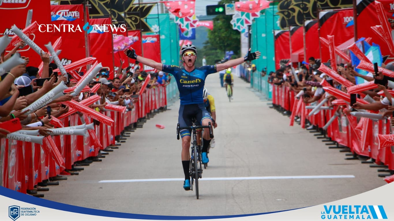 Cormac McGeough gana la primera etapa de la Vuelta a Guatemala
