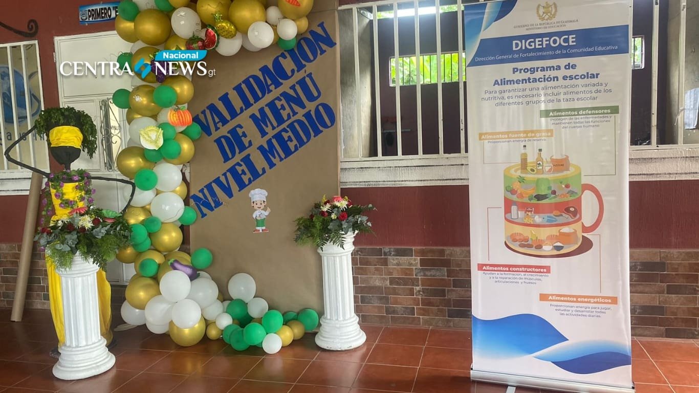 Validan menús escolares 2024 en Escuintla