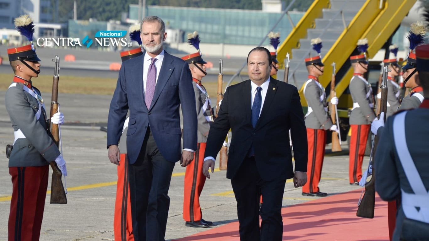 Rey Felipe VI Arriba A Guatemala Para Presenciar El Acto De Toma De ...