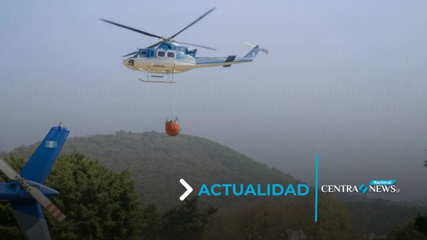 Controlado en un 40% incendio en el volcán de Agua