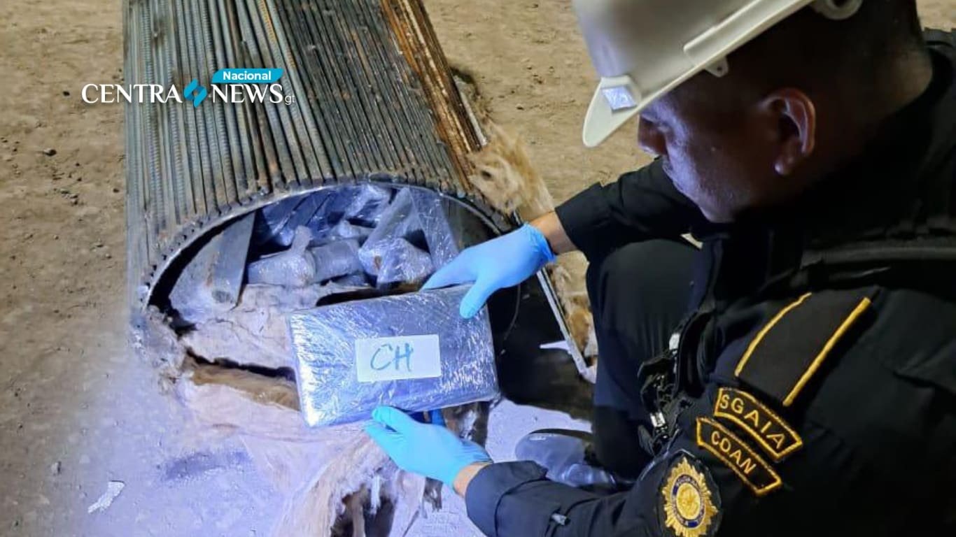 Decomisan 105 paquetes de cocaína en Puerto Quetzal