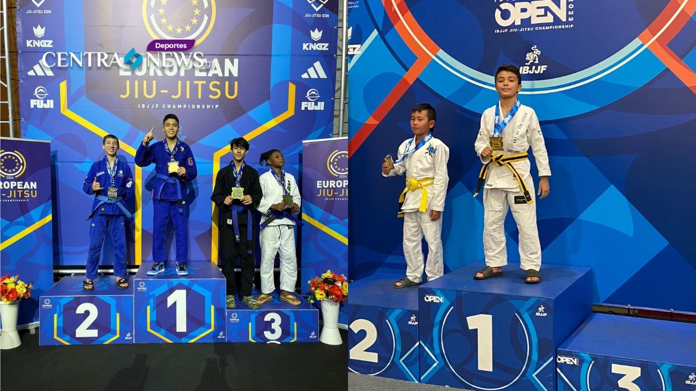 Hermanos del jiujitsu Christian y Emmanuel Fuentes Herrera, campeones mundiales y referentes juveniles