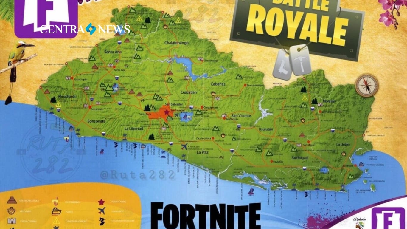 El Salvador estrenará su mapa en Fortnite y Minecraft