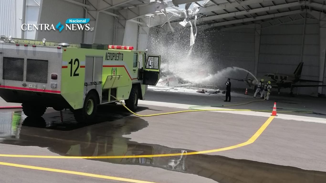 Aeropuerto Internacional La Aurora; tres personas hospitalizadas