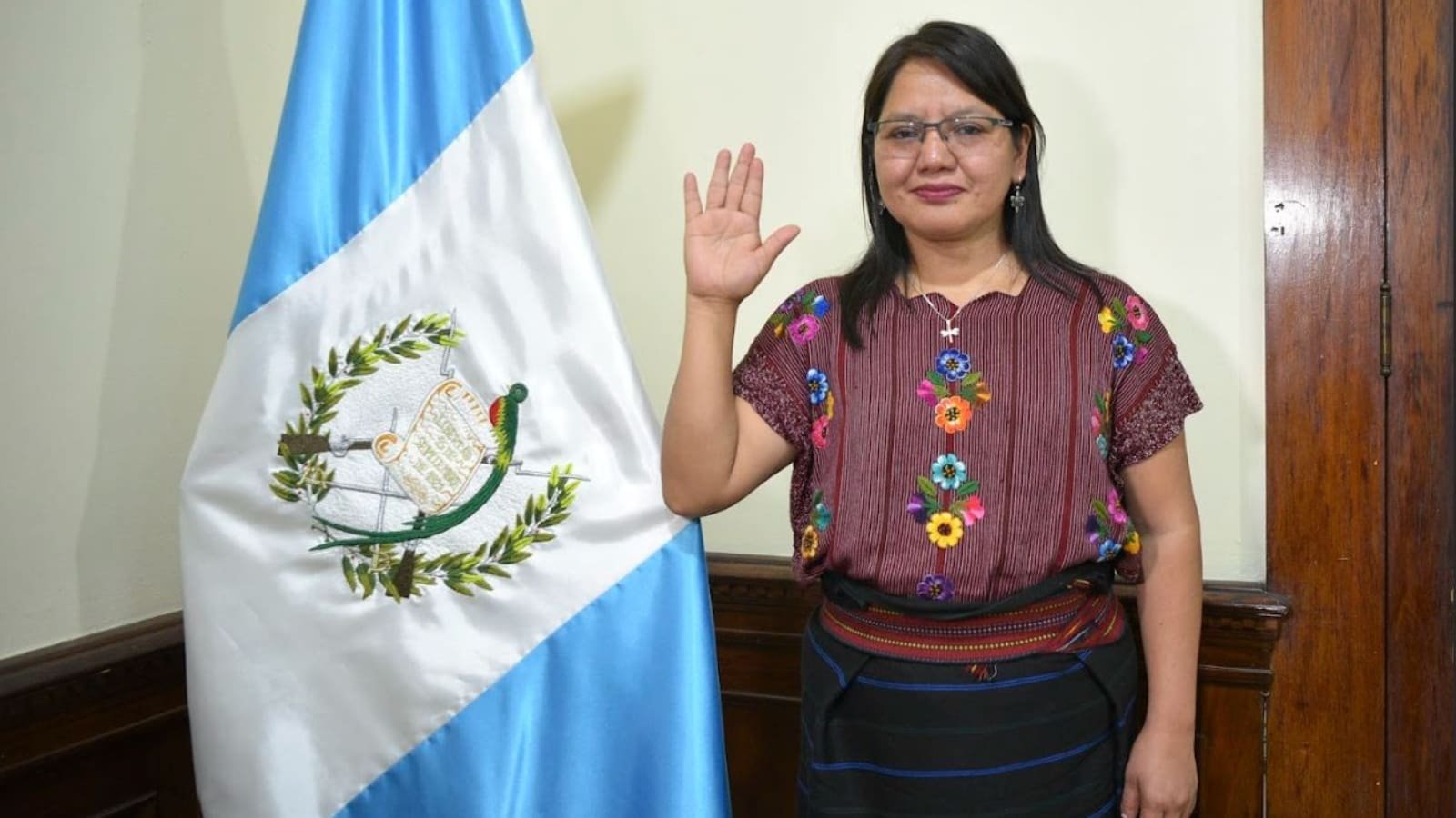 Elsa Hernández juramentada como gobernadora de Huehuetenango