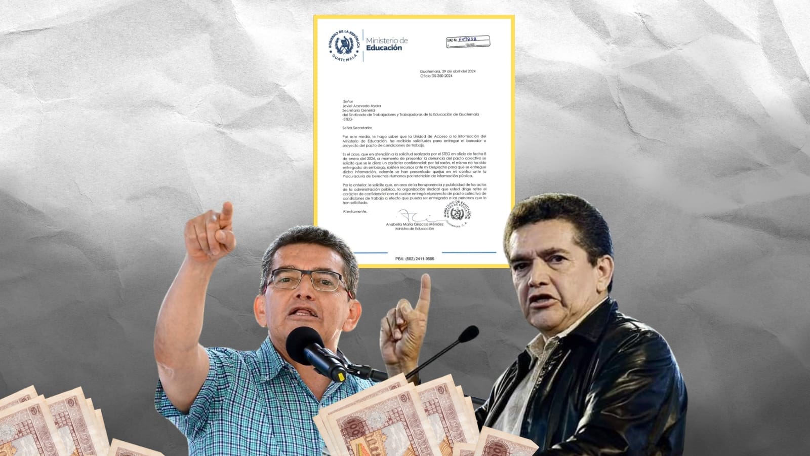 Mineduc rechaza pacto colectivo confidencial de Joviel Acevedo e insta a la transparencia en las negociaciones sindicales