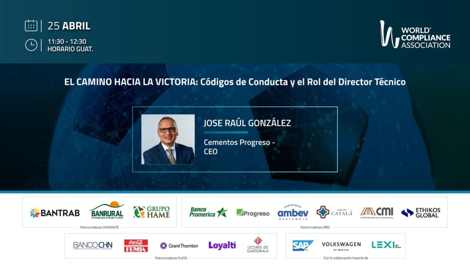 WCA Guatemala anuncia el primer congreso de Compliance y Gobierno Corporativo