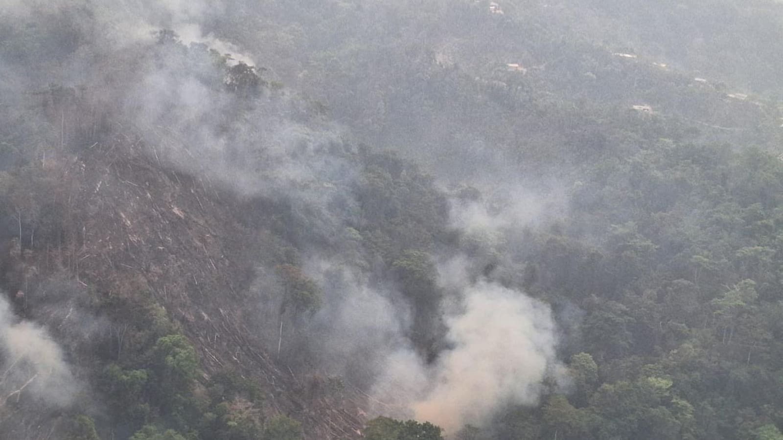 Investigación en curso por accidente que desencadenó incendio forestal en Izabal