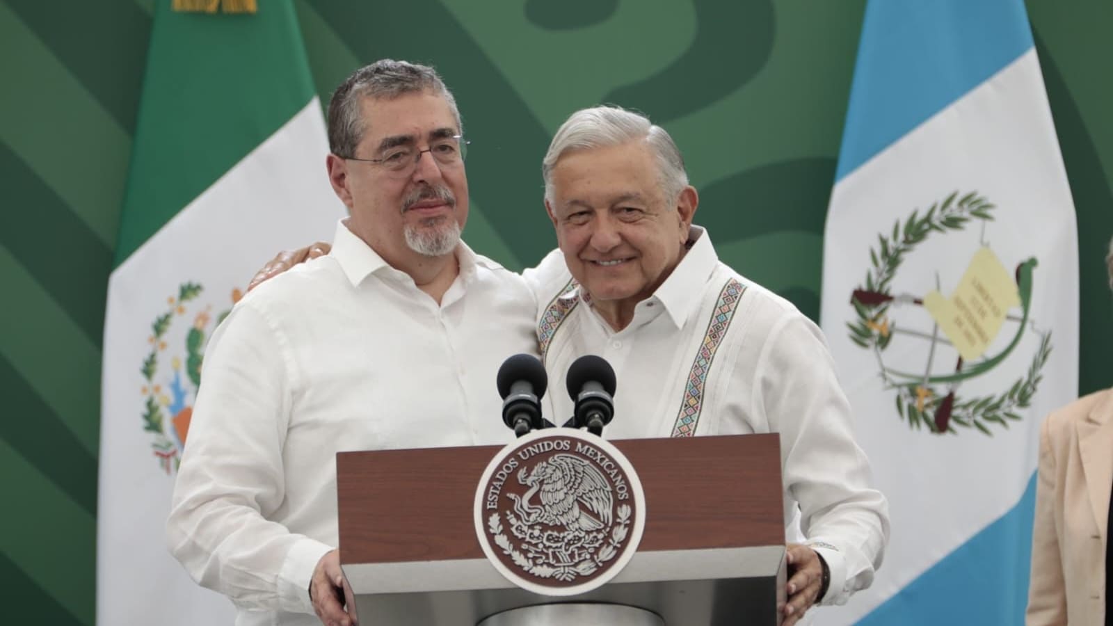 Presidentes de Guatemala y México reafirman lazos en reunión bilateral