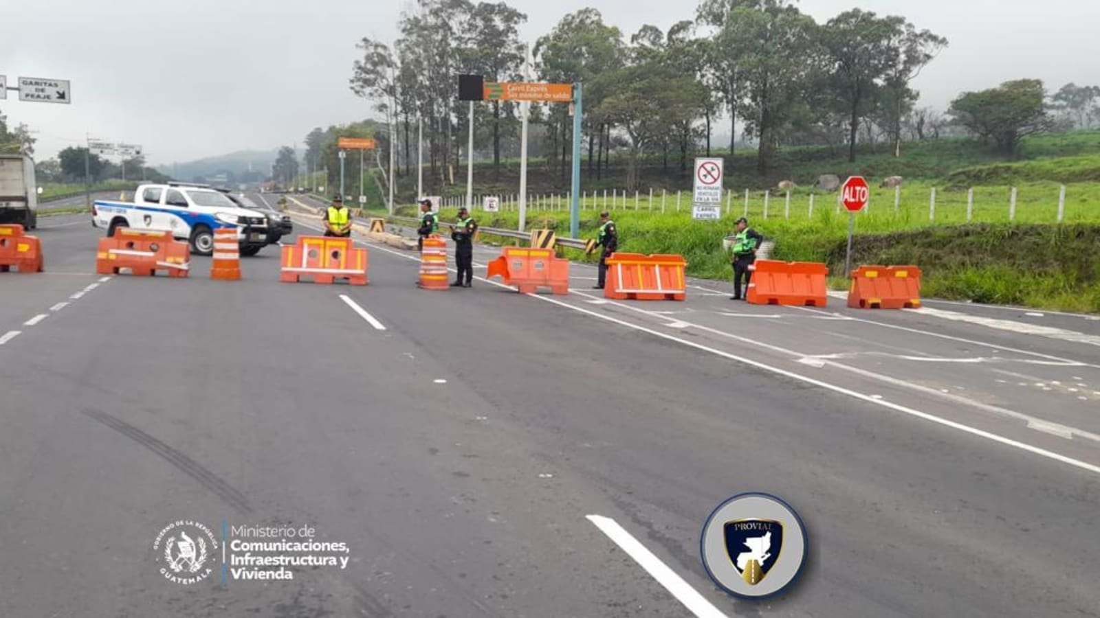 Aumentan carga vehicular en el municipio de Villa Nueva por el cierre parcial de la autopista Palín Escuintla