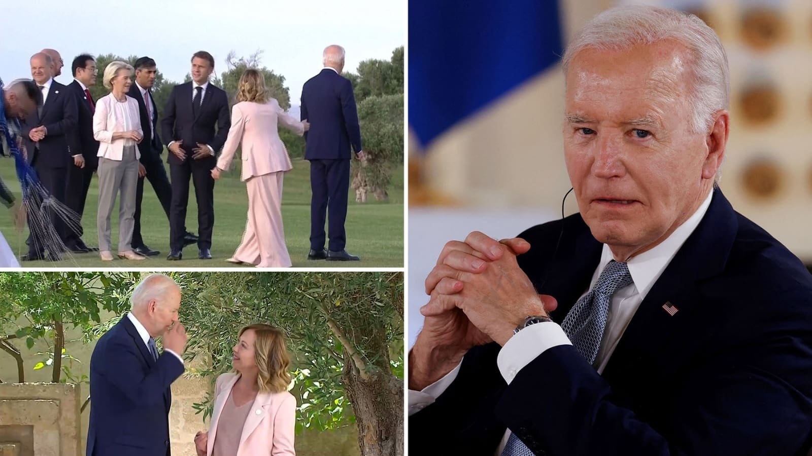 ¿Qué está haciendo Biden Presidente estadounidense se desorienta en la Cumbre del G7