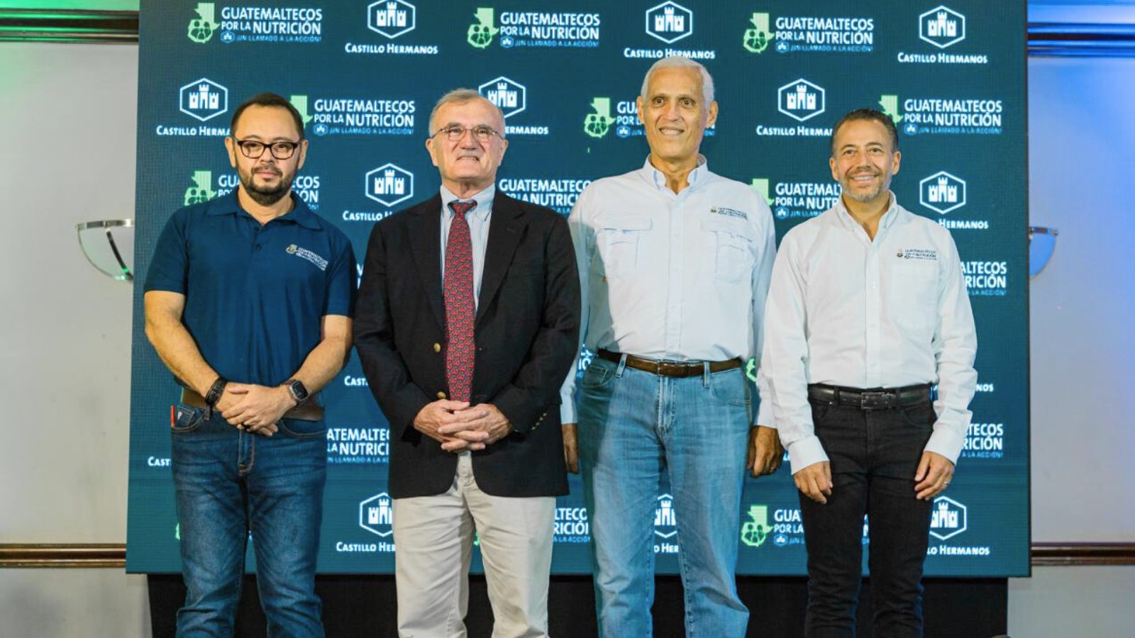 Castillo Hermanos presenta programa contra la desnutrición en ciudad de Guatemala