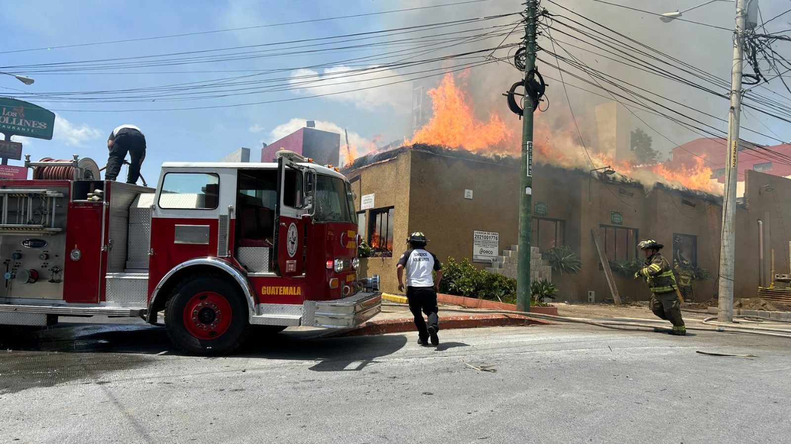 Incendio en restaurante Los Cebollines en avenida Petapa Esto dice el restaurante después del siniestro