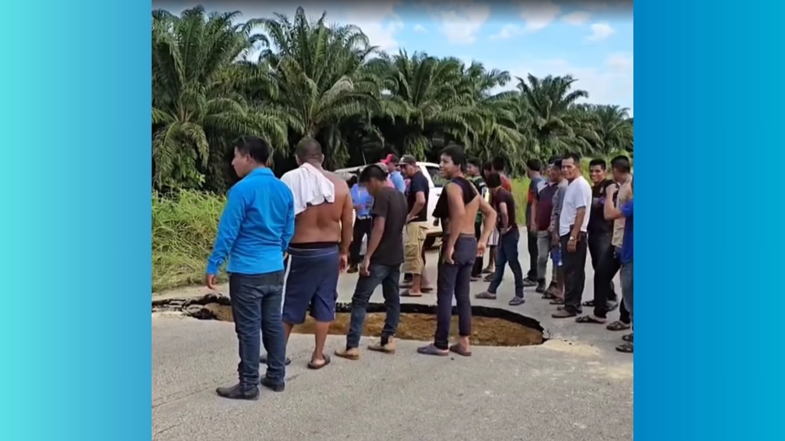 Hundimiento en ruta hacia Sayaxché complica el tránsito en Petén