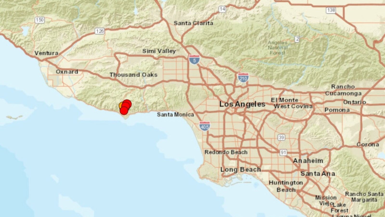 Sismo de magnitud 4.7 sacude el sur de California sin causar daños