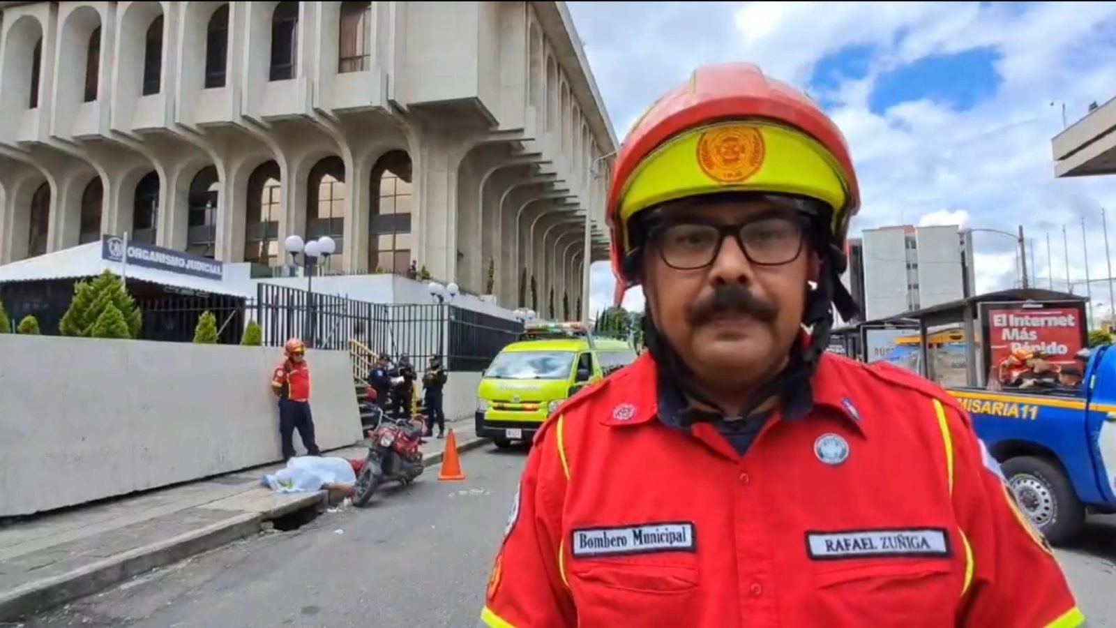 Ataque armado cerca de la Torre de Tribunales deja un muerto y una mujer herida