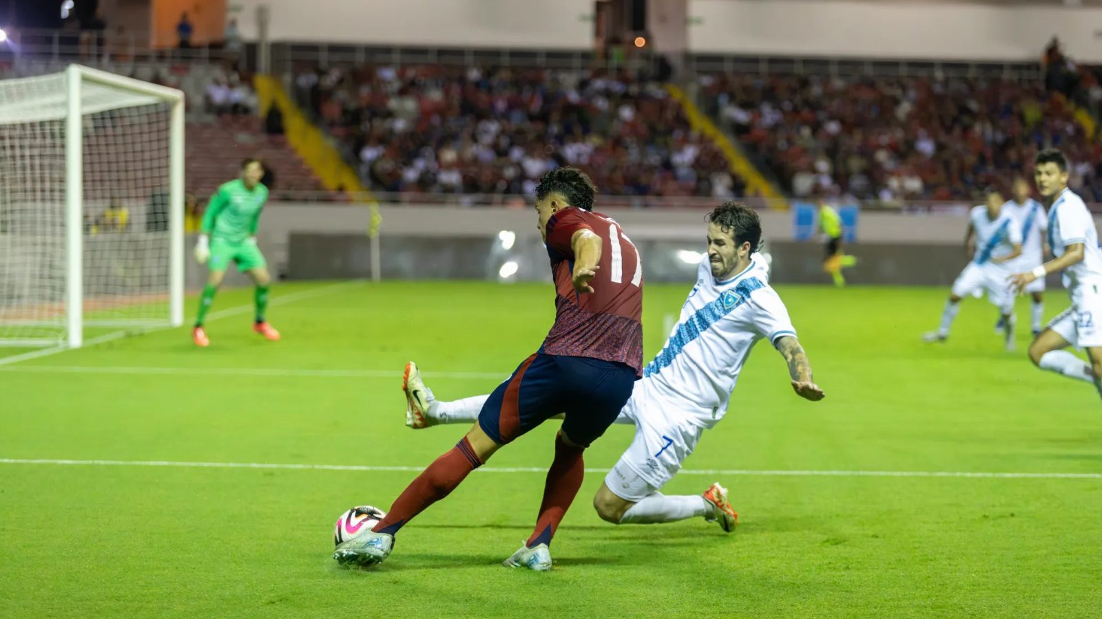 Con goleada Costa Rica Elimina a Guatemala en la Liga de Naciones