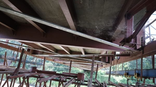 Inician trabajos de reparación en el puente Nahualate con apoyo del sector privado