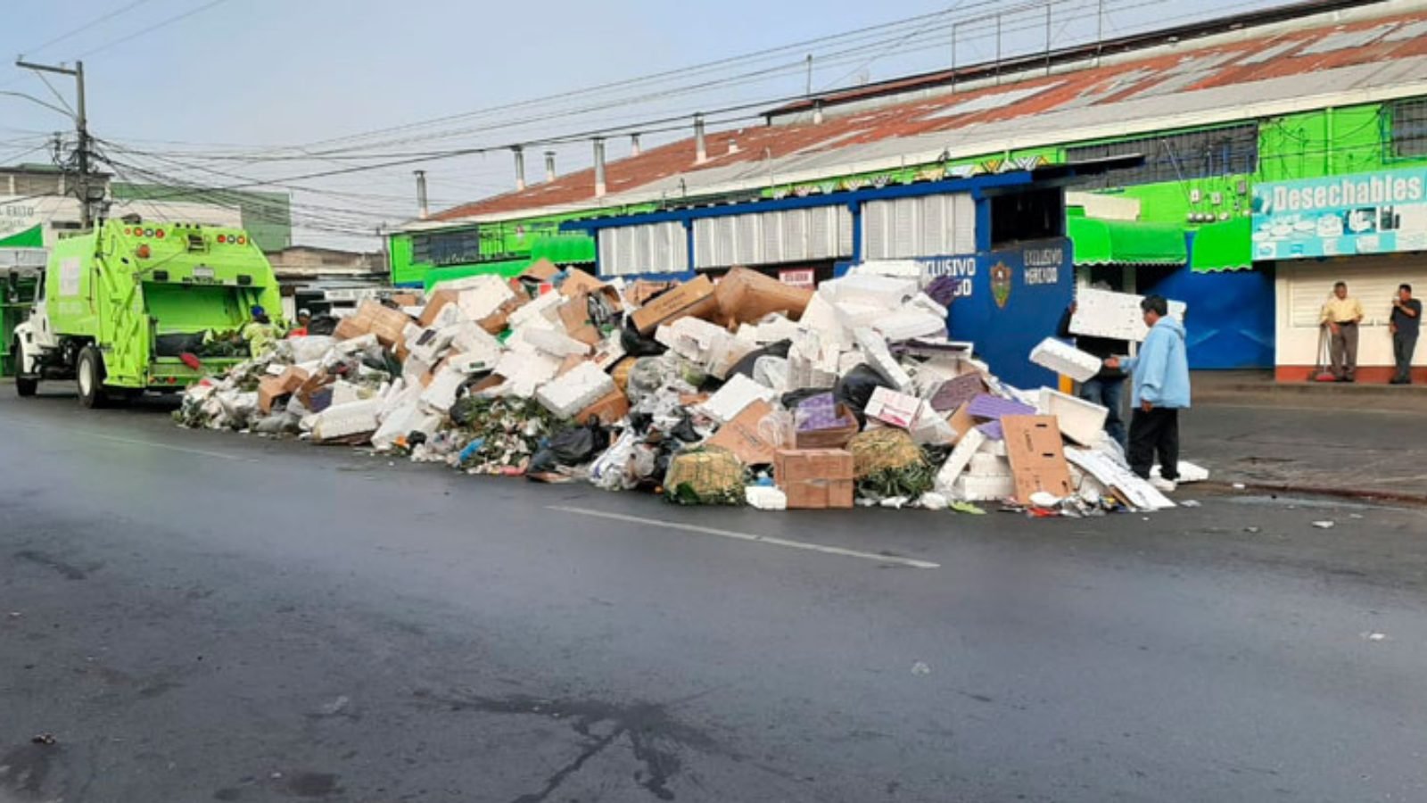 Recolección de basura anunciados paros por desacuerdos con la Municipalidad de Guatemala