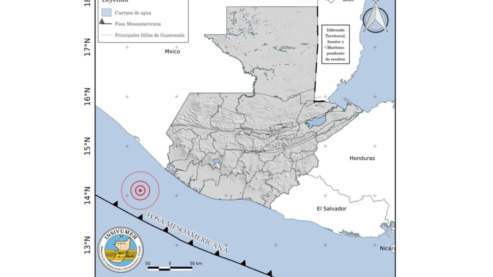 Temblor de 5.9 sacude Guatemala Epicentro en el Pacífico