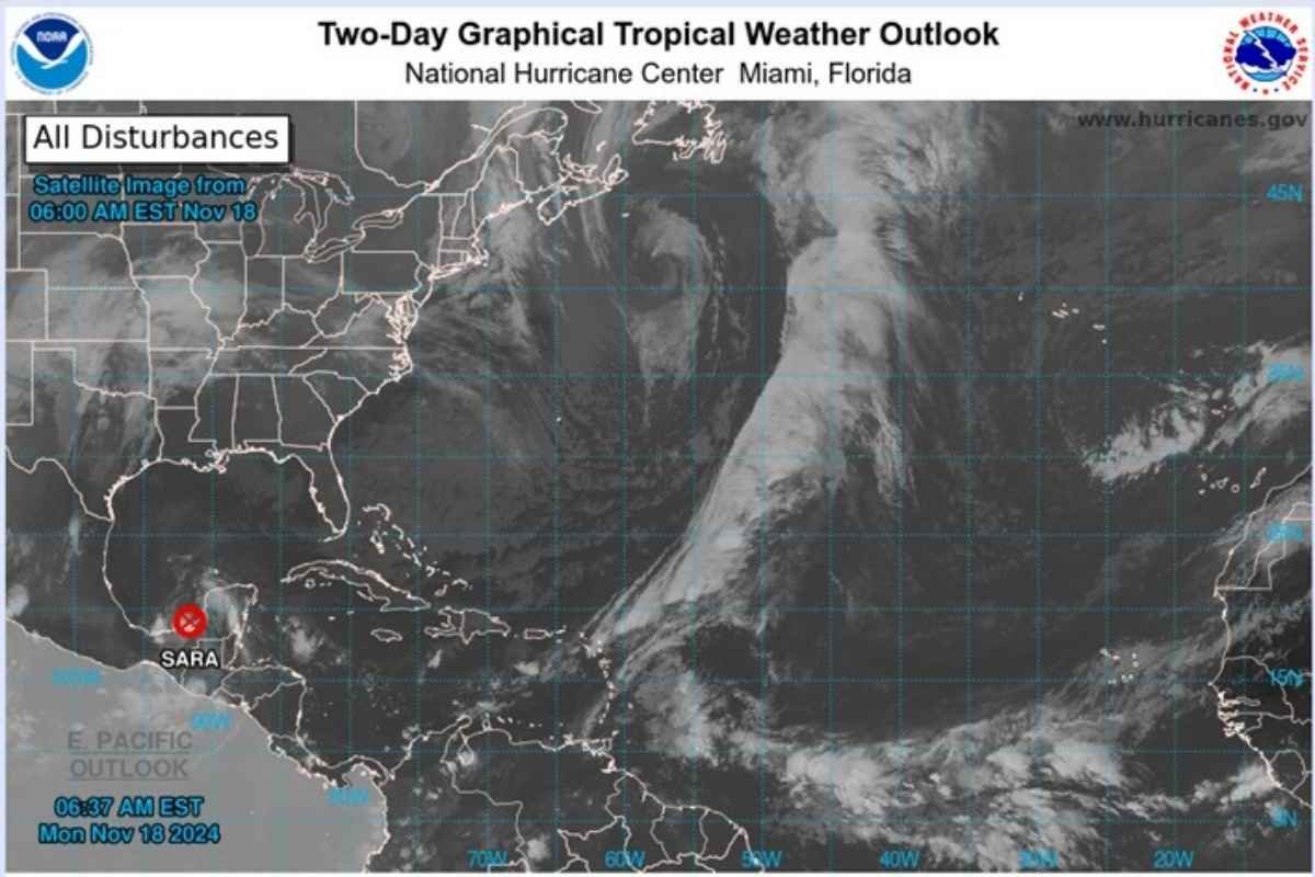 Depresión Sara se disipa Lluvias continuarán en Guatemala