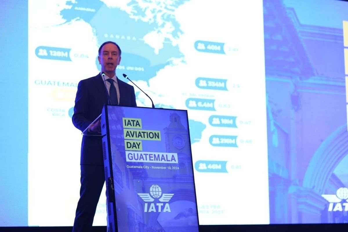 IATA urge a Guatemala a impulsar el transporte aéreo para el crecimiento económico