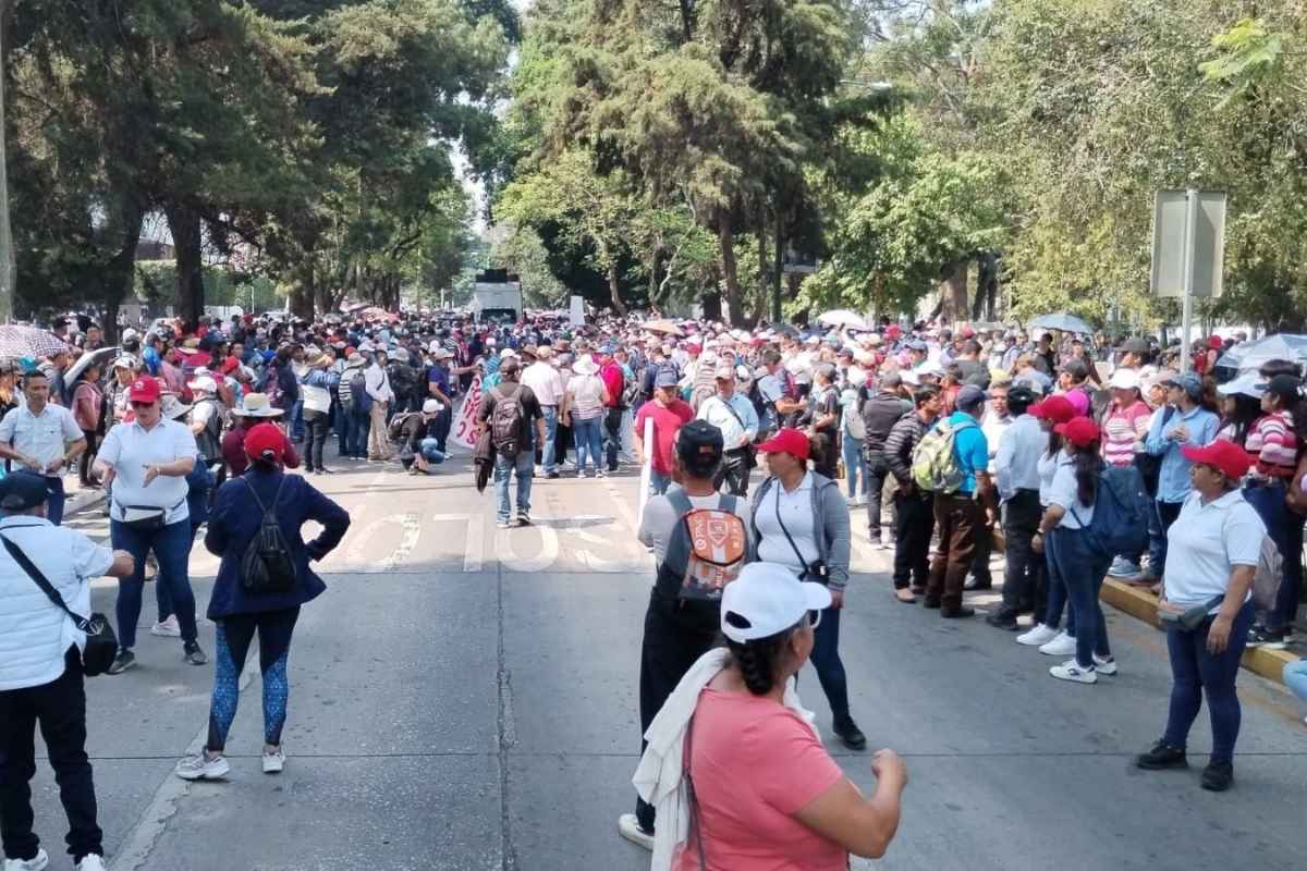 Maestros manifestarán en la capital PMT recomienda rutas alternas