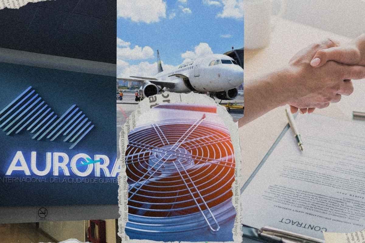 Adjudican contrato de aire acondicionado para Aeropuerto La Aurora por Q38.9 millones