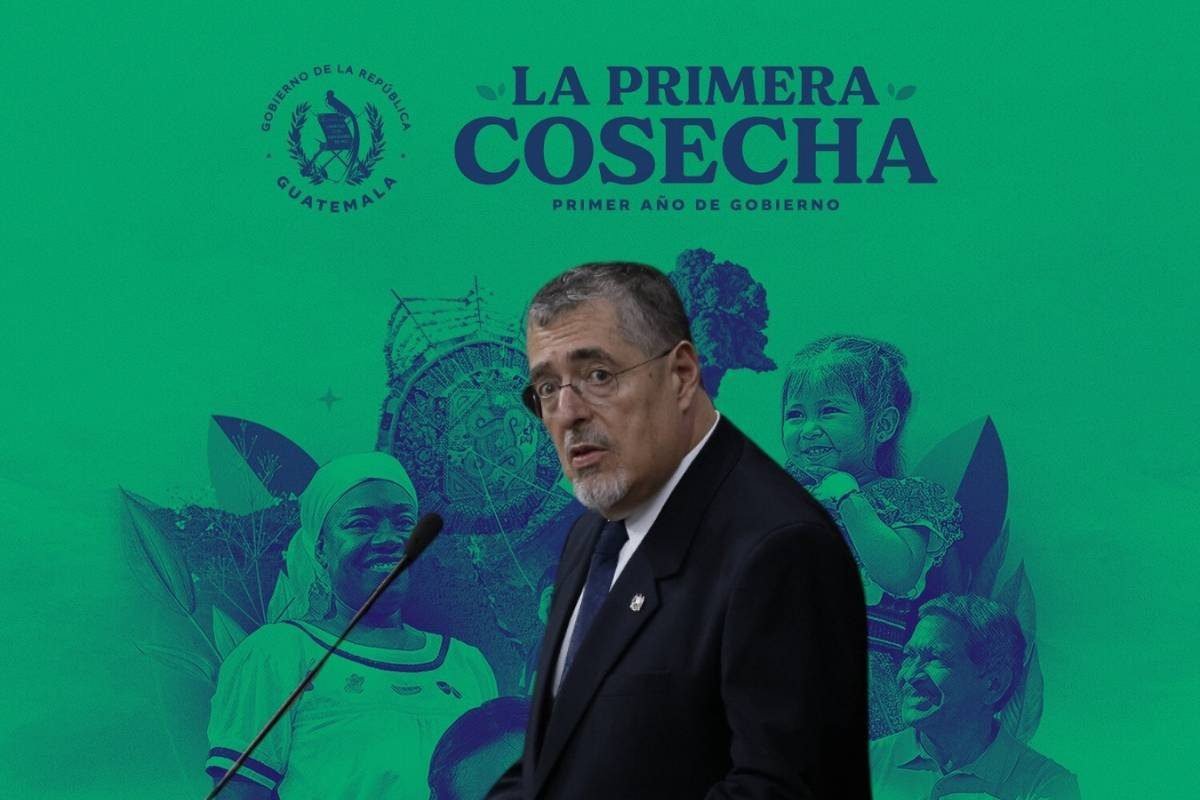 Bernardo Arévalo presenta su primer informe de gobierno denominado la Primera Cosecha