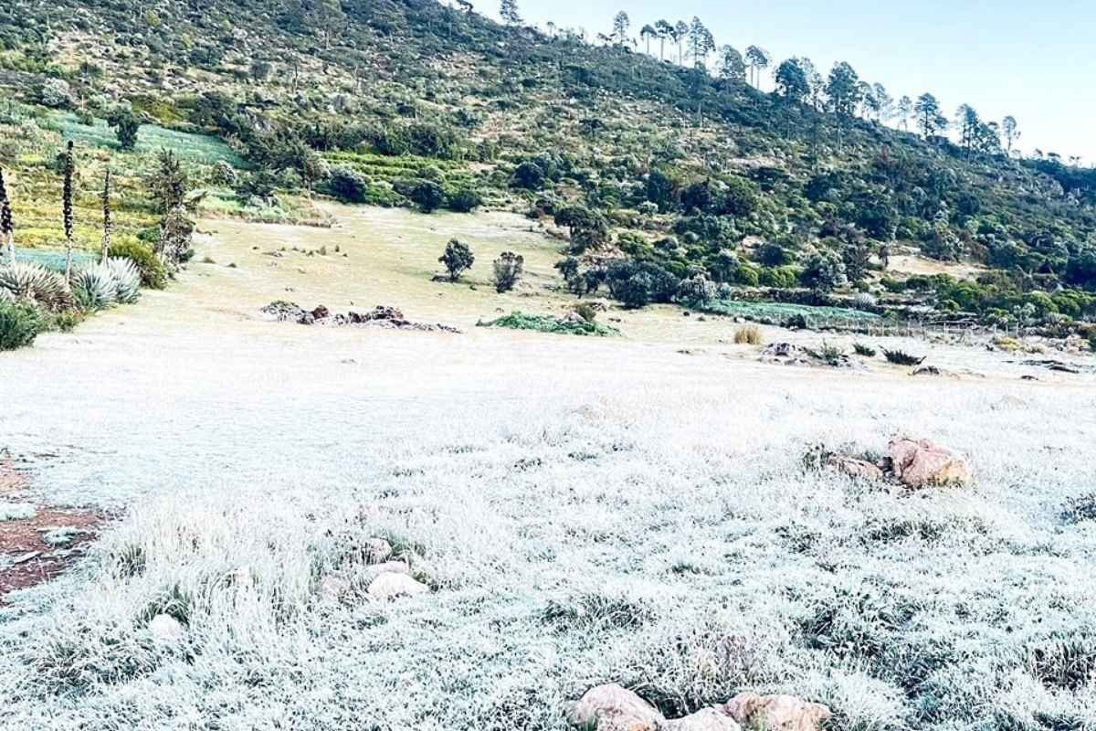 Cuchumatanes en su punto más frío Temperaturas caerán hasta -7°C esta semana