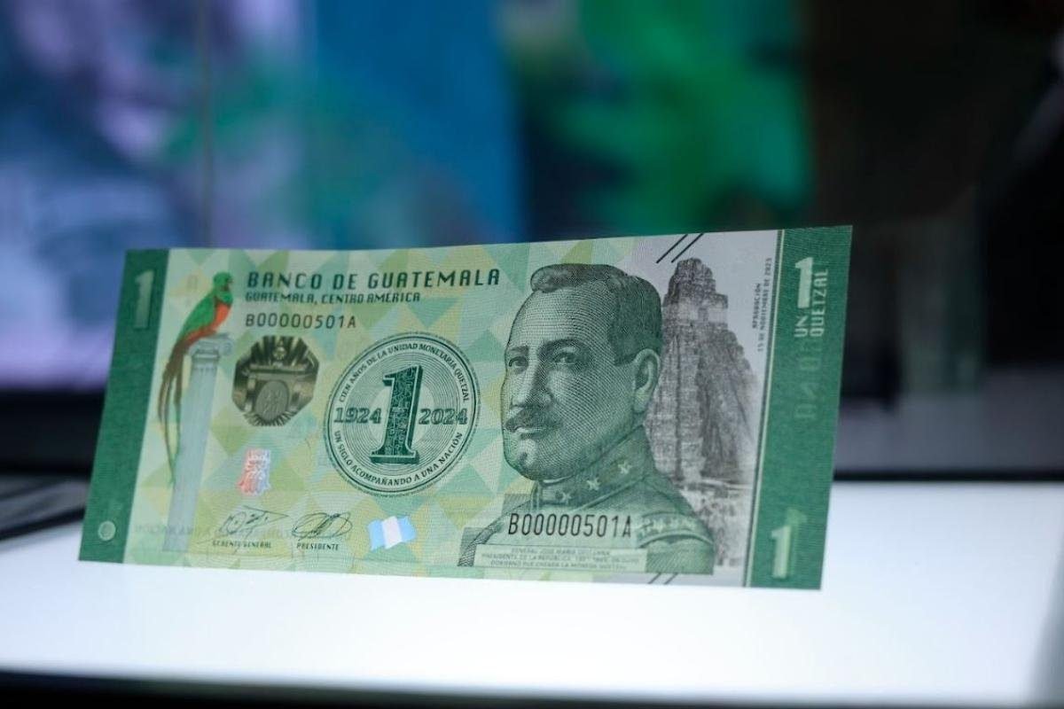 Billete de Q1 nominado por su diseño y seguridad en prestigioso certamen