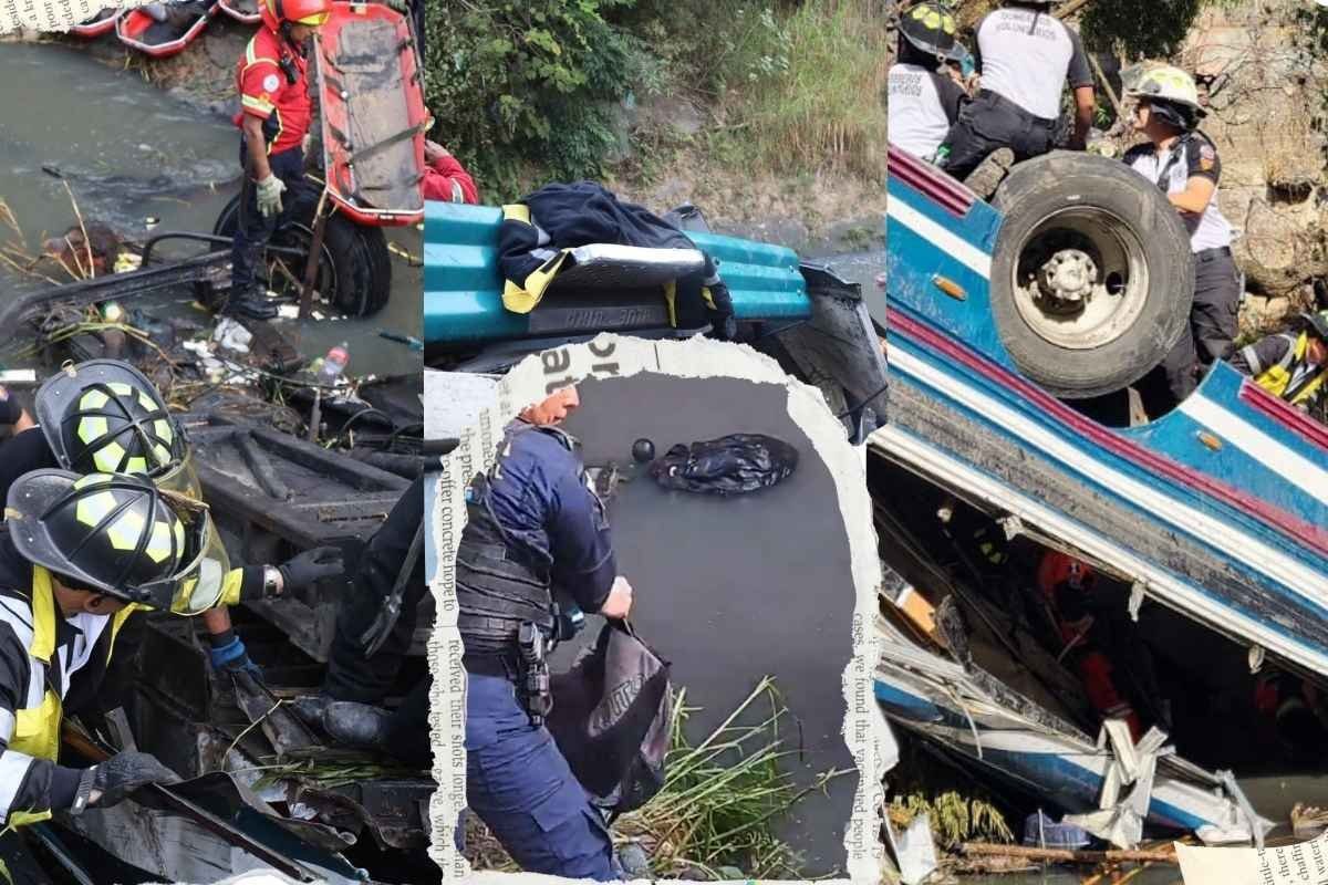 Bus cae a un barranco en calzada La Paz surgen nuevas hipótesis del accidente que deja al menos 50 fallecidos