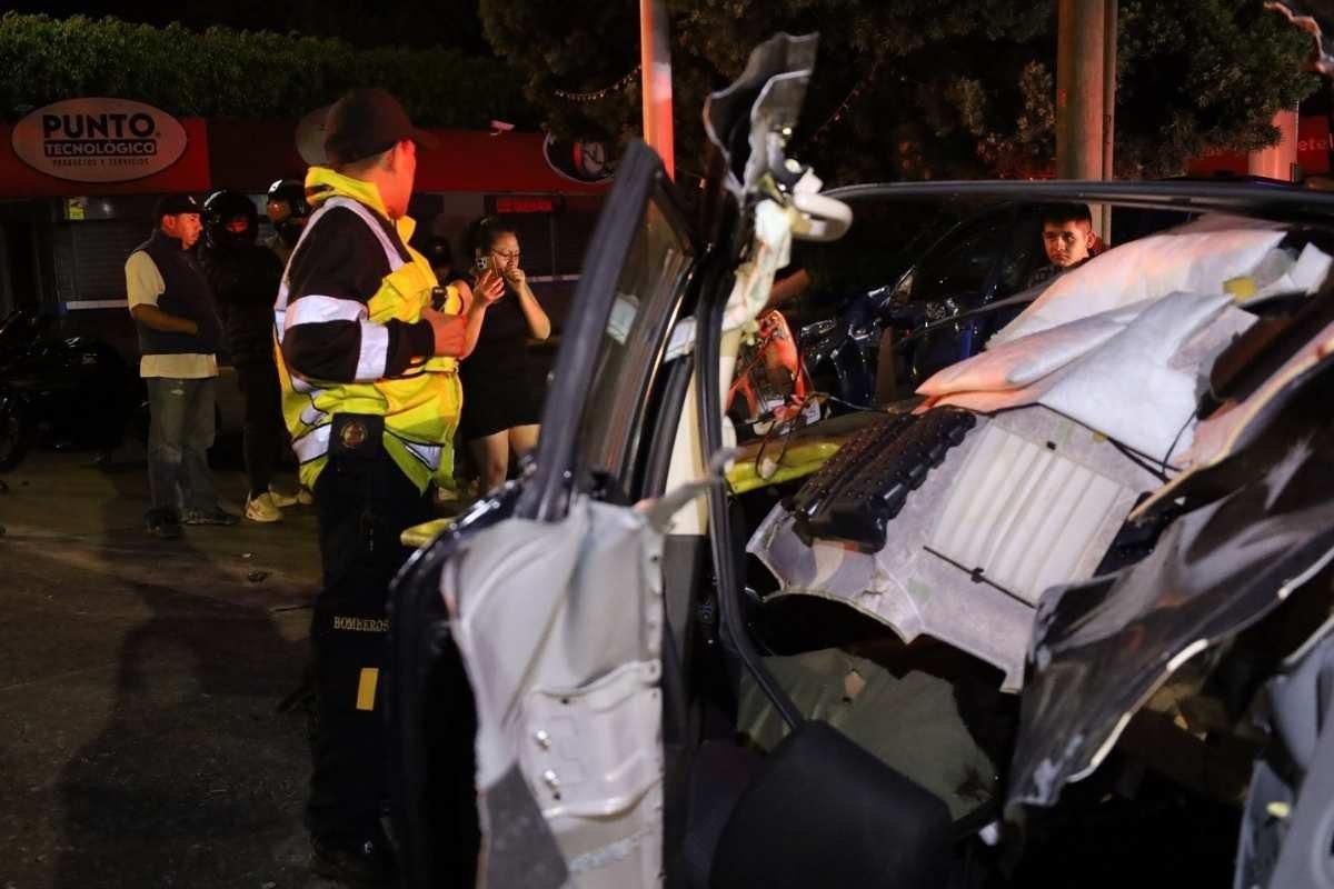 Fatal accidente en calzada Roosevelt provoca caos vehicular