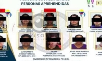 Red criminal de préstamos ilegales desmantelada 11 detenidos enfrentarán juicio