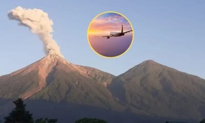 Alerta por ceniza del Volcán de Fuego autoridades piden precaución en el tráfico aéreo