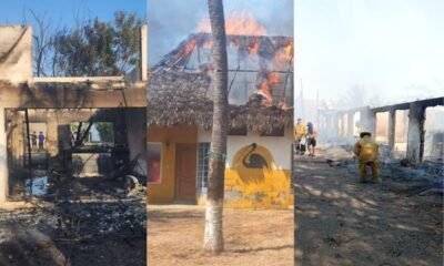 Tragedia en El Paredón: incendio consume locales comerciales y viviendas