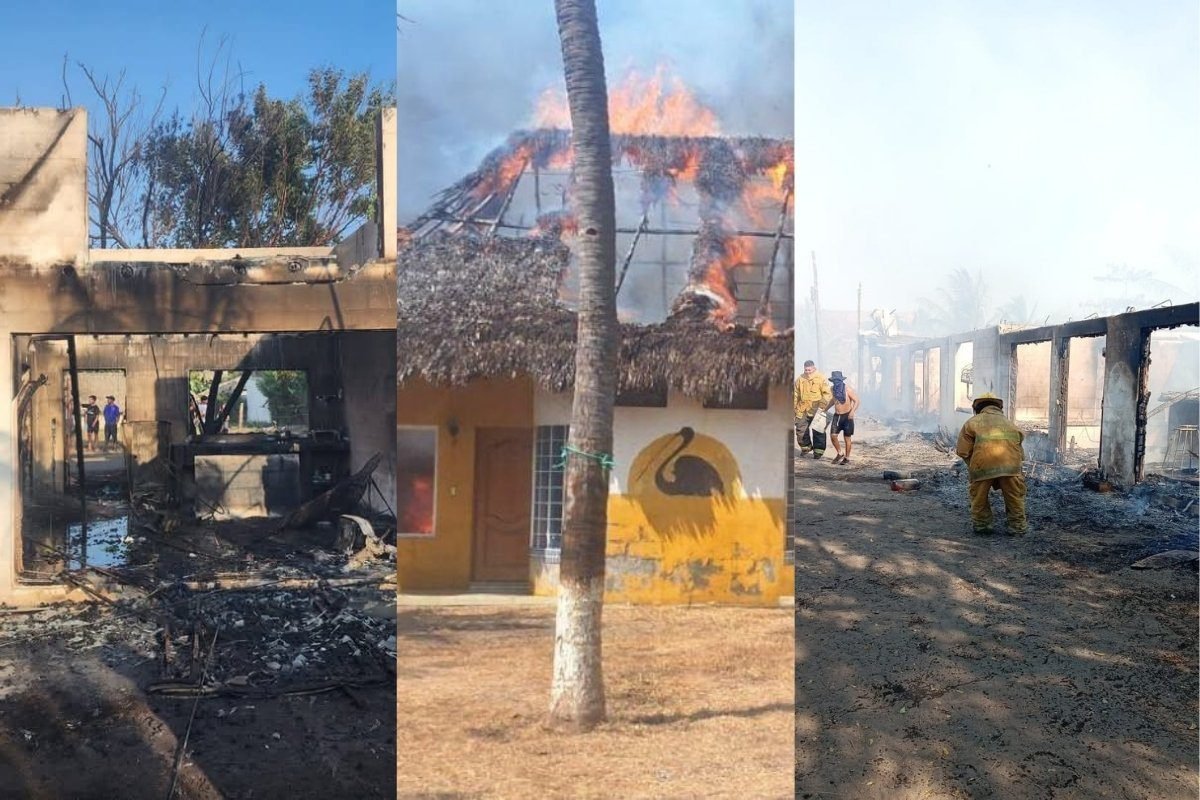 Tragedia en El Paredón: incendio consume locales comerciales y viviendas