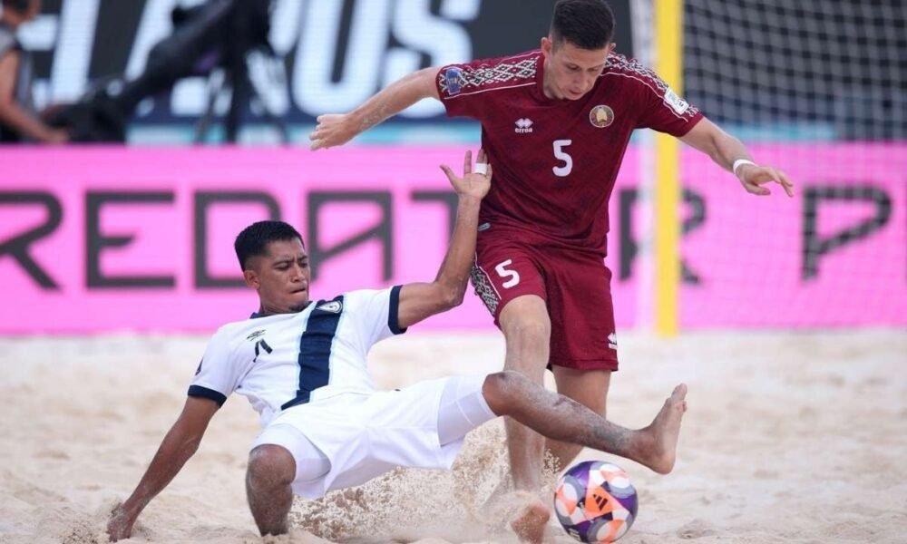 Bielorrusia golea y deja fuera a Guatemala del Mundial de Futplaya 2025
