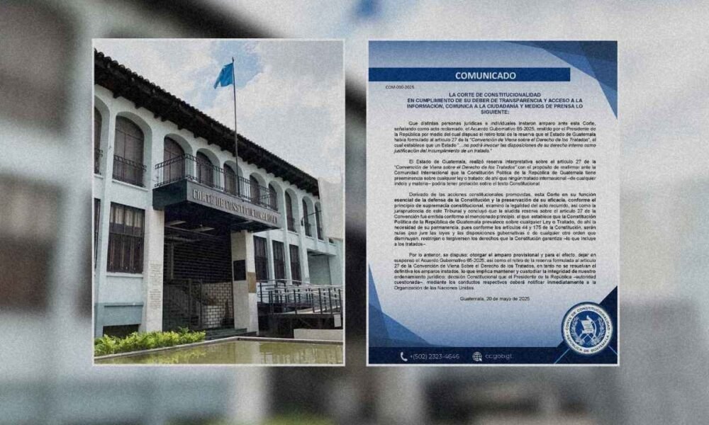 CC otorga amparo y suspende retiro de reserva de la Convención de Viena