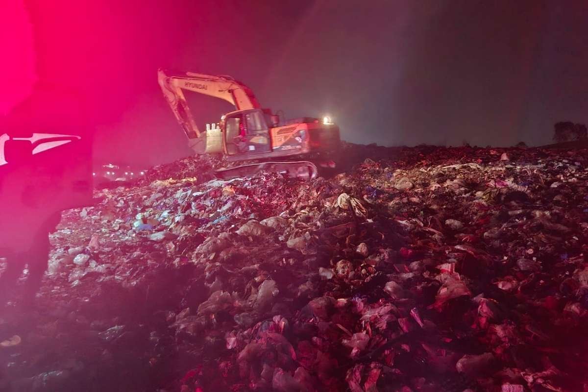 Fuego en vertedero AMSA sofocado tras crisis ambiental en Villa Nueva
