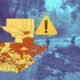 Más de 10 mil puntos en riesgo por lluvias en todo Guatemala