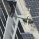 Aterrizaje brusco en zona 15 helicóptero casi cae sobre plaza comercial